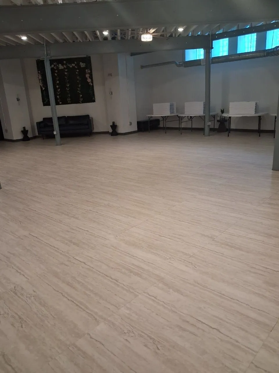 Open interior view of The Sanctuary social hall
